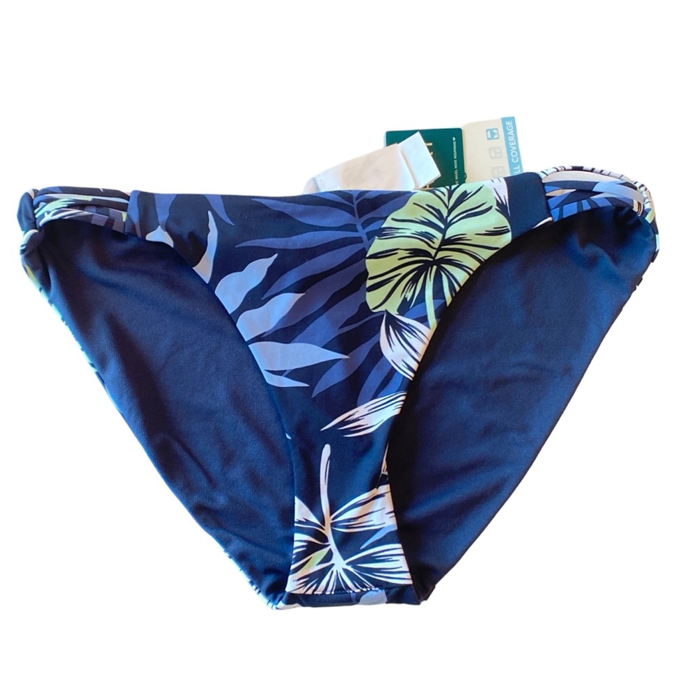 NWT ROXY Beach Classics Hipster Bottoms  in Mood Indigo Print, size XL - 1 - Picture 3 of 9